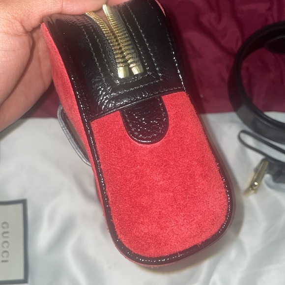 Gucci Small Suede Ophidia Belt Bag - Picture 6 of 16